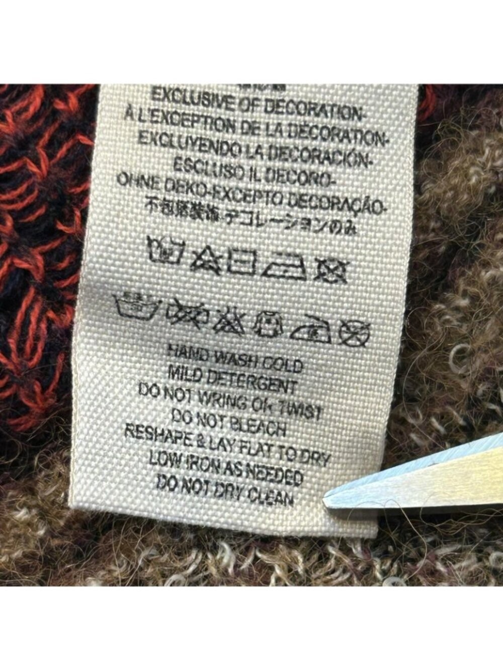 Free People Sweater Womens M Wool Alpaca Blend Embroidered Sequin Boho Hippie - Picture 10 of 15
